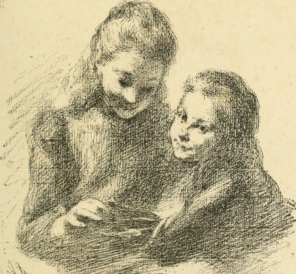An illustration from Catalogue illustré des ouvrages de peinture, sculpture et gravure, 1890, leaf 196