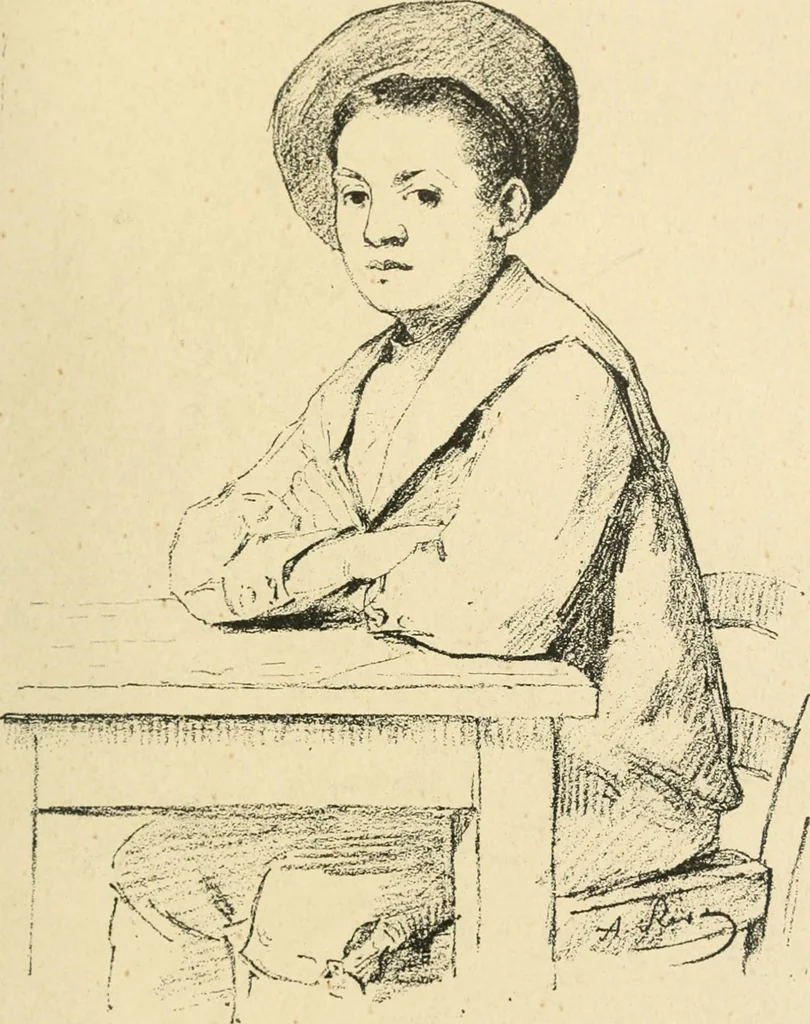 An illustration from Catalogue illustré des ouvrages de peinture, sculpture et gravure, 1890, leaf 98