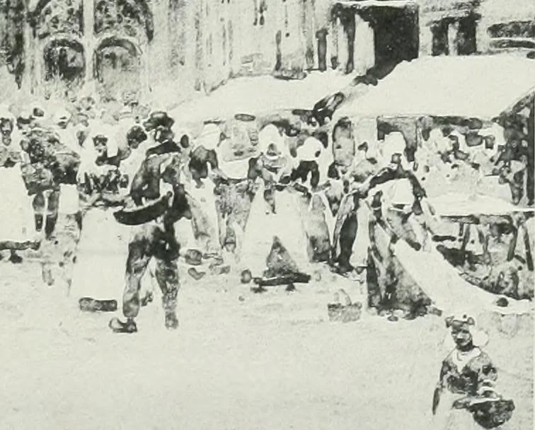 An illustration from Catalogue illustré de l'Exposition internationale de Bruxelles. Beaux-arts, 1897, leaf 124