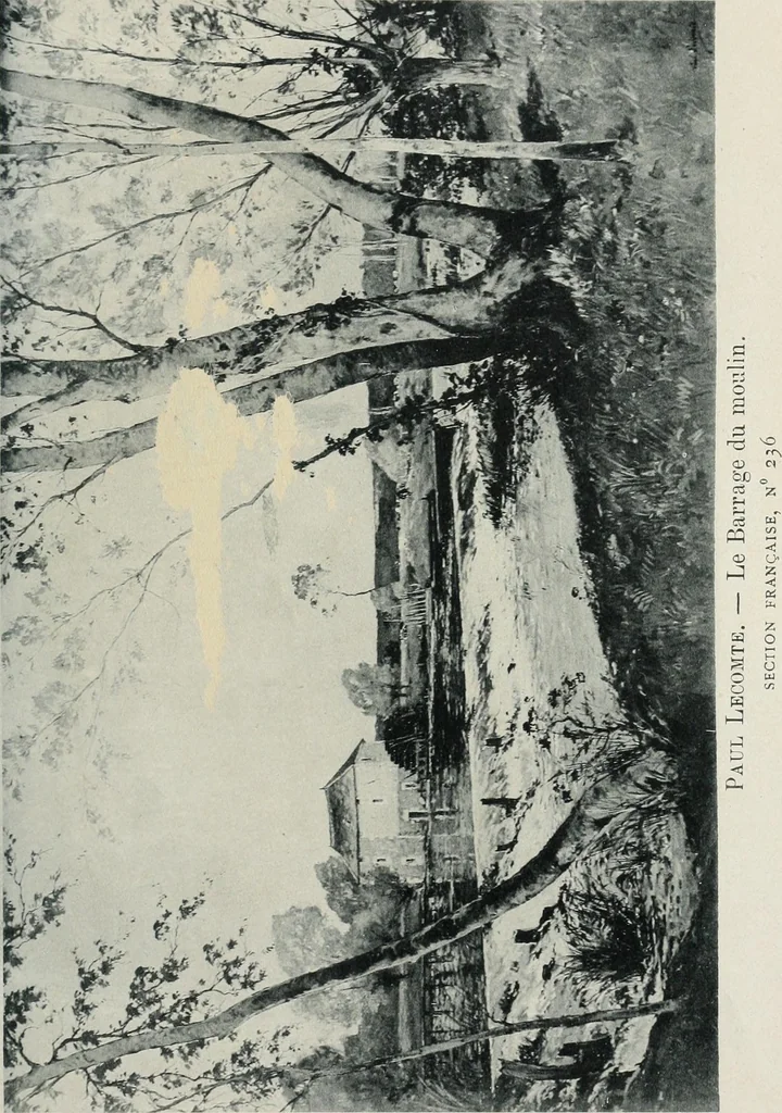 An illustration from Catalogue illustré de l'Exposition internationale de Bruxelles. Beaux-arts, 1897, leaf 132