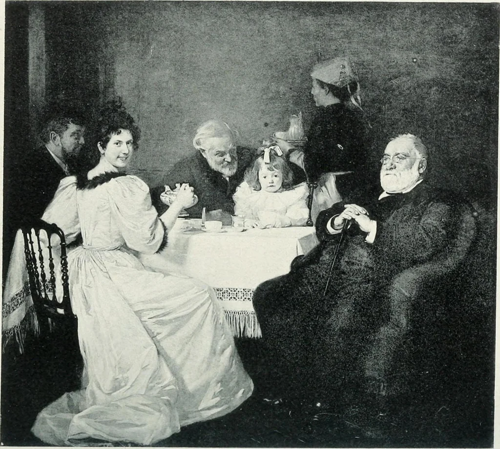 An illustration from Catalogue illustré de l'Exposition internationale de Bruxelles. Beaux-arts, 1897, leaf 137