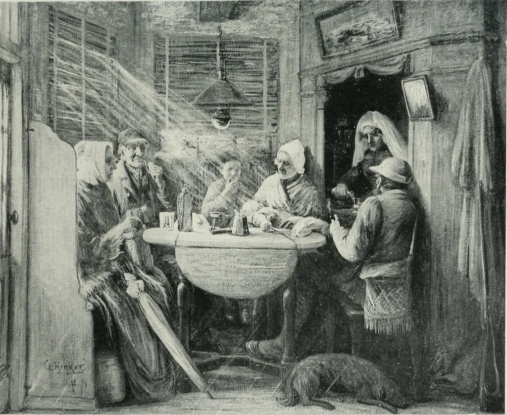 An illustration from Catalogue illustré de l'Exposition internationale de Bruxelles. Beaux-arts, 1897, leaf 142
