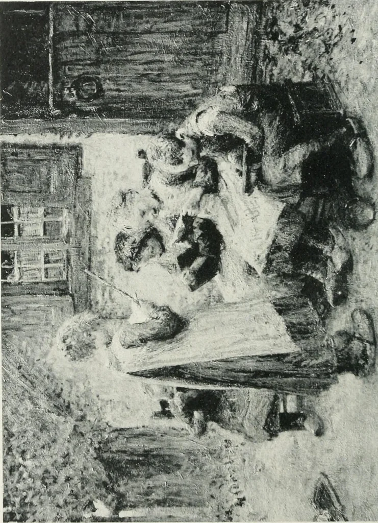 An illustration from Catalogue illustré de l'Exposition internationale de Bruxelles. Beaux-arts, 1897, leaf 157