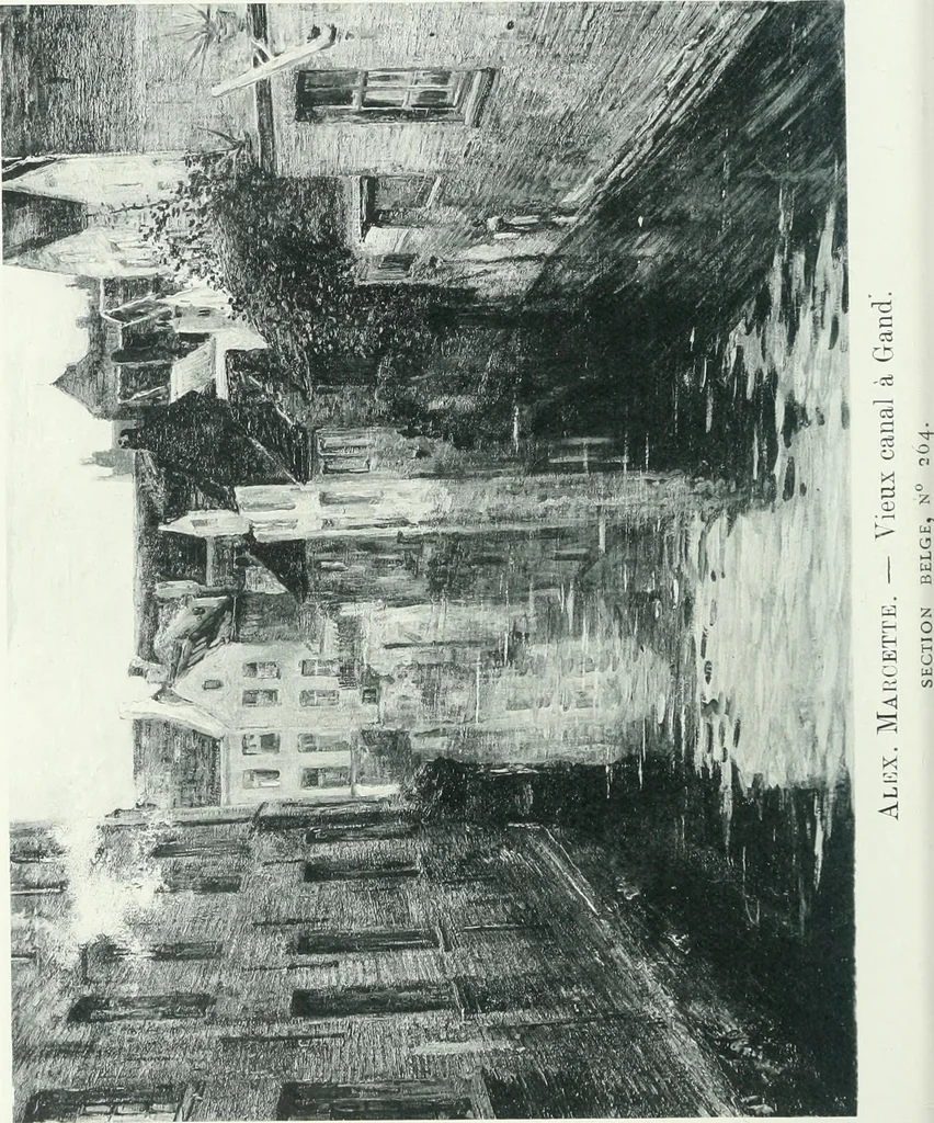 An illustration from Catalogue illustré de l'Exposition internationale de Bruxelles. Beaux-arts, 1897, leaf 175