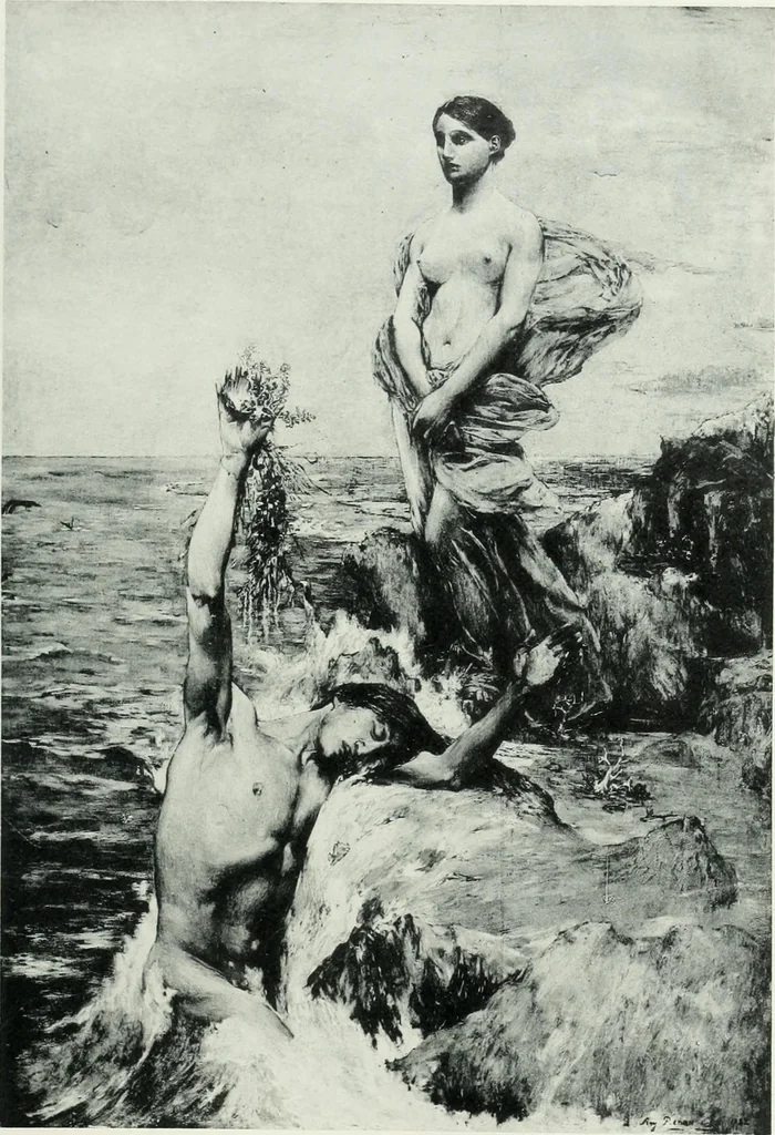 An illustration from Catalogue illustré de l'Exposition internationale de Bruxelles. Beaux-arts, 1897, leaf 182