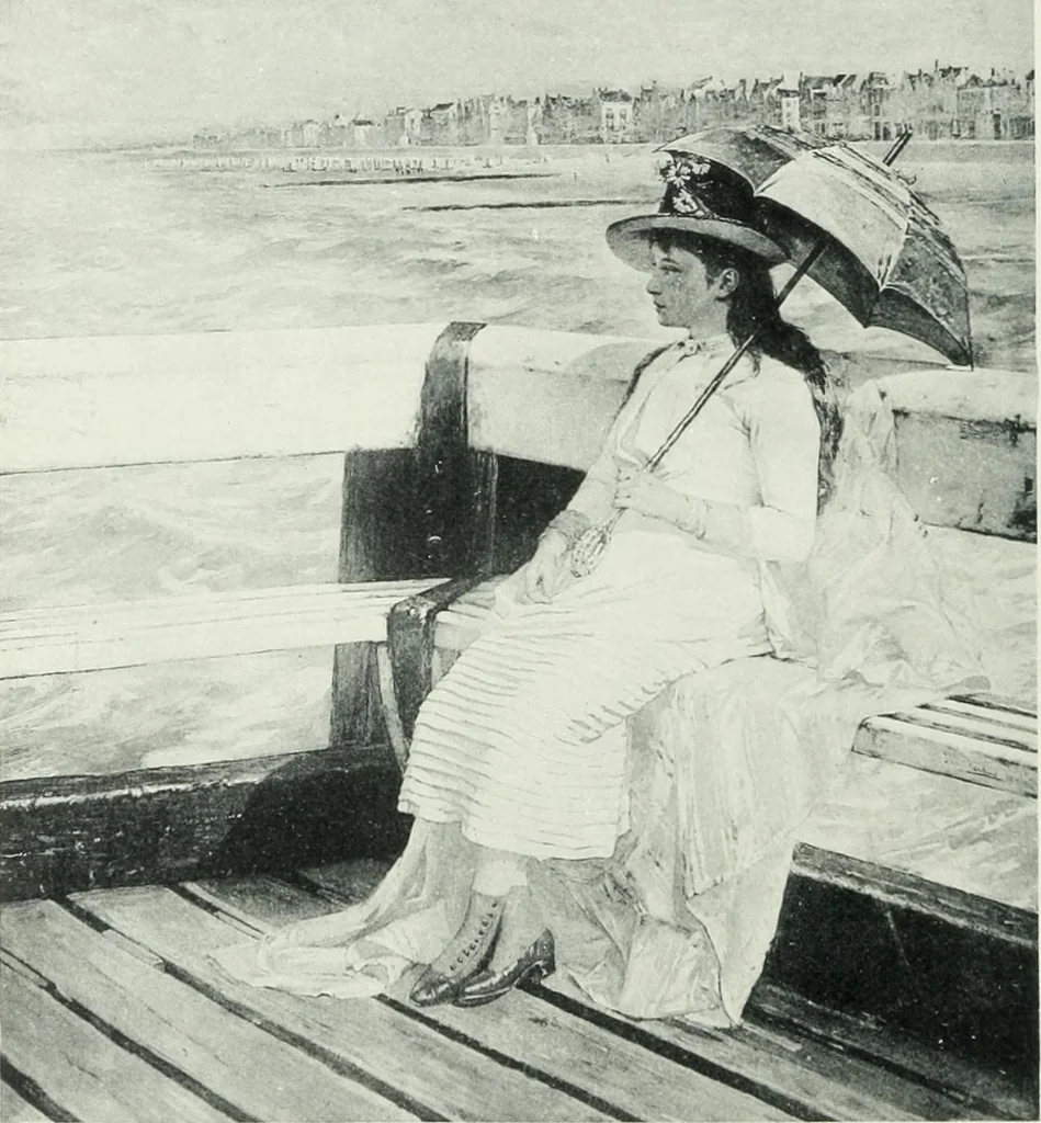 An illustration from Catalogue illustré de l'Exposition internationale de Bruxelles. Beaux-arts, 1897, leaf 189
