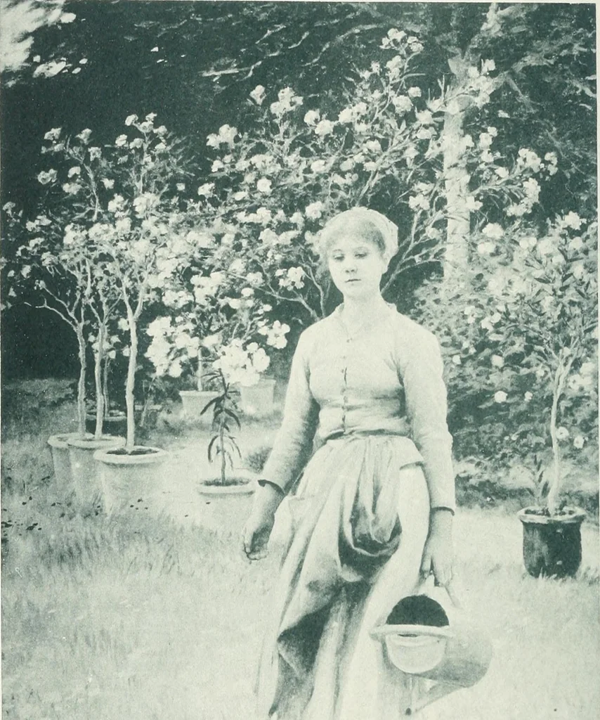 An illustration from Catalogue illustré de l'Exposition internationale de Bruxelles. Beaux-arts, 1897, leaf 191