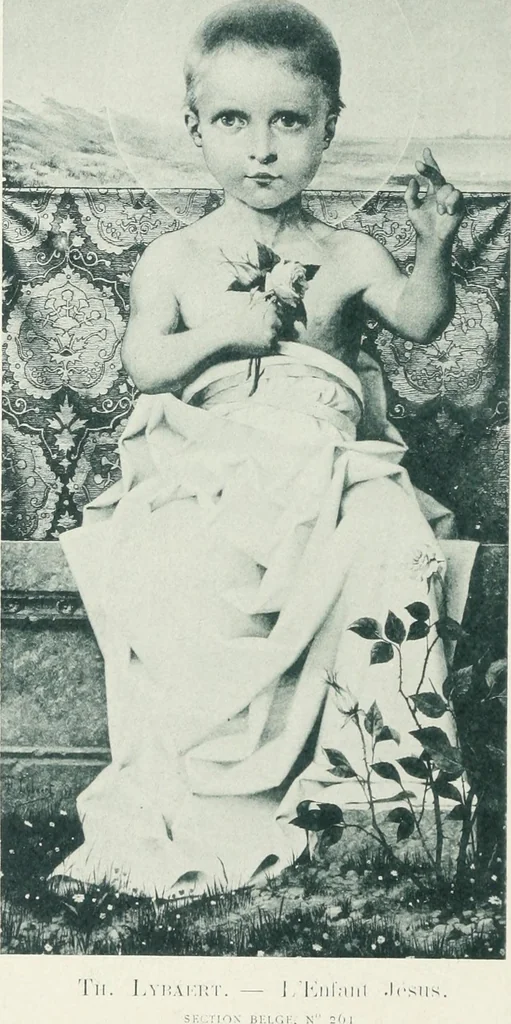 An illustration from Catalogue illustré de l'Exposition internationale de Bruxelles. Beaux-arts, 1897, leaf 203