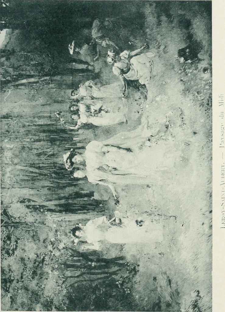 An illustration from Catalogue illustré de l'Exposition internationale de Bruxelles. Beaux-arts, 1897, leaf 204