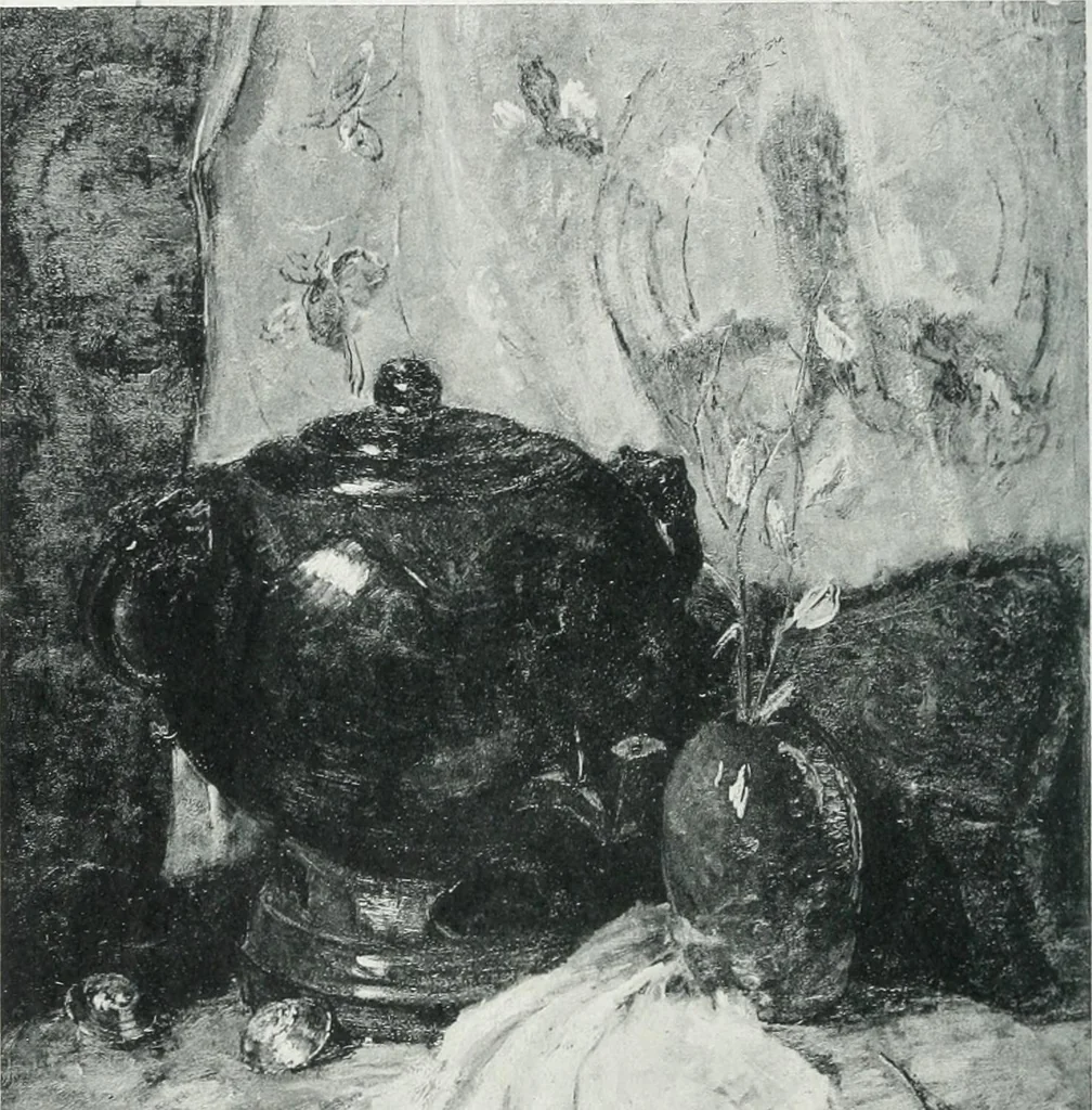 An illustration from Catalogue illustré de l'Exposition internationale de Bruxelles. Beaux-arts, 1897, leaf 211
