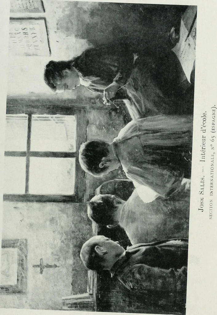 An illustration from Catalogue illustré de l'Exposition internationale de Bruxelles. Beaux-arts, 1897, leaf 218