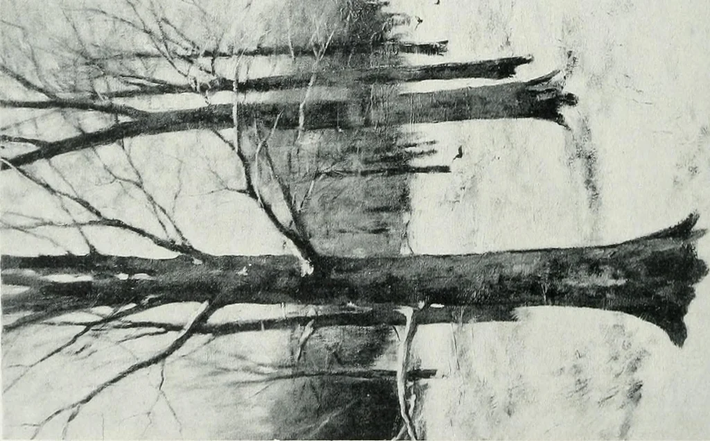 An illustration from Catalogue illustré de l'Exposition internationale de Bruxelles. Beaux-arts, 1897, leaf 221