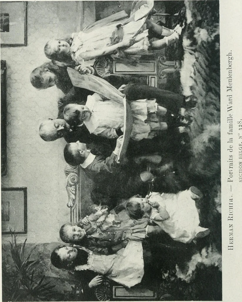 An illustration from Catalogue illustré de l'Exposition internationale de Bruxelles. Beaux-arts, 1897, leaf 223