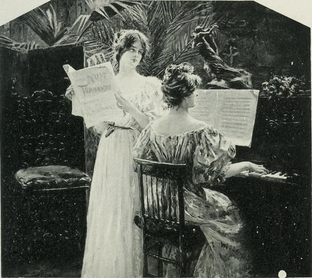 An illustration from Catalogue illustré de l'Exposition internationale de Bruxelles. Beaux-arts, 1897, leaf 228