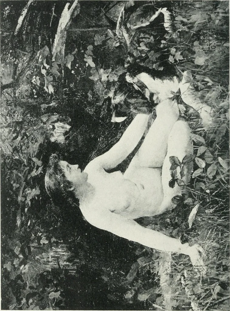 An illustration from Catalogue illustré de l'Exposition internationale de Bruxelles. Beaux-arts, 1897, leaf 231