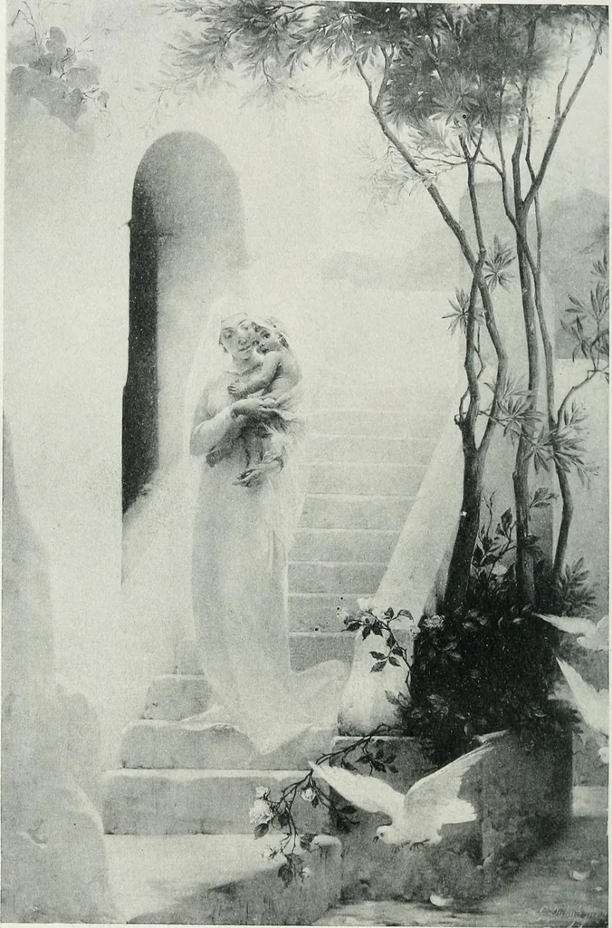 An illustration from Catalogue illustré de l'Exposition internationale de Bruxelles. Beaux-arts, 1897, leaf 253