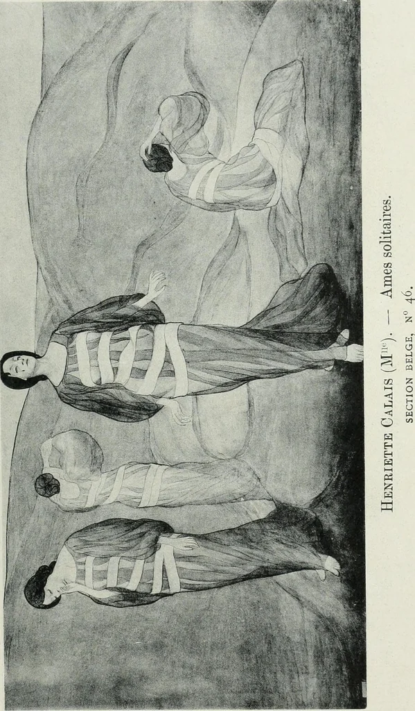 An illustration from Catalogue illustré de l'Exposition internationale de Bruxelles. Beaux-arts, 1897, leaf 254