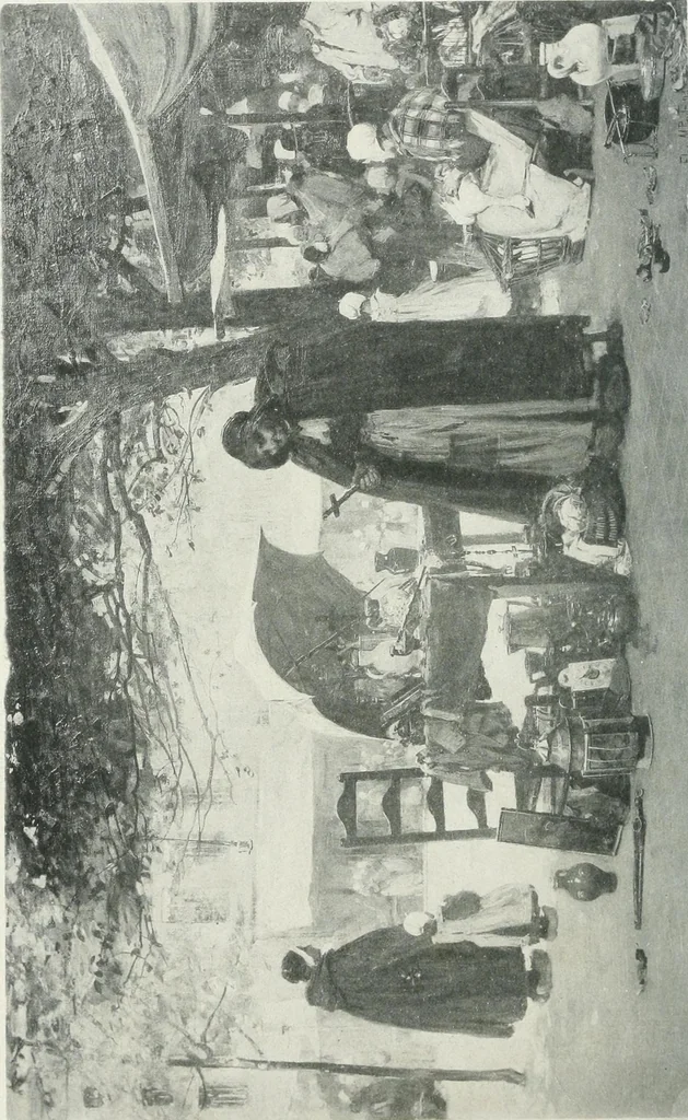An illustration from Catalogue illustré de l'Exposition internationale de Bruxelles. Beaux-arts, 1897, leaf 255