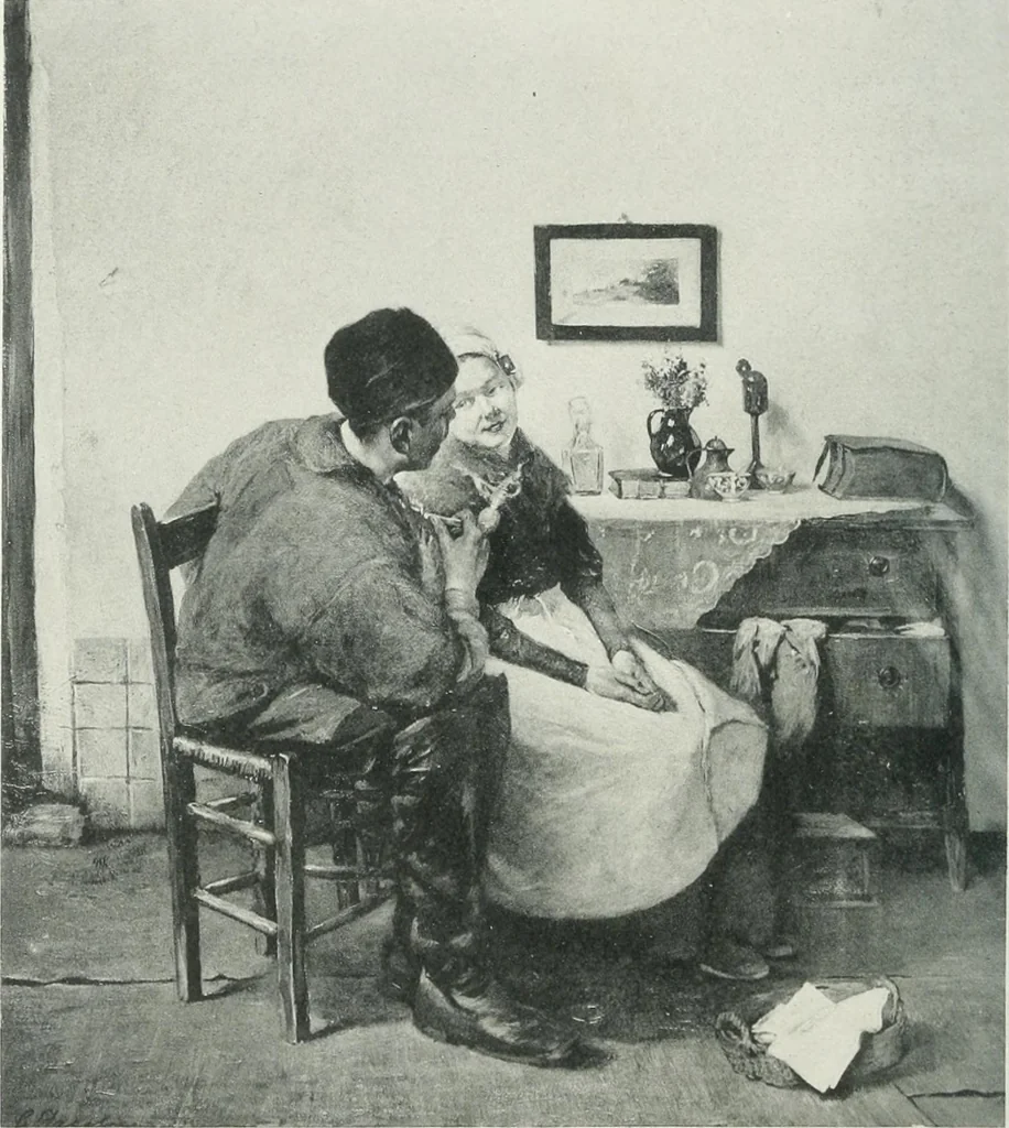 An illustration from Catalogue illustré de l'Exposition internationale de Bruxelles. Beaux-arts, 1897, leaf 273