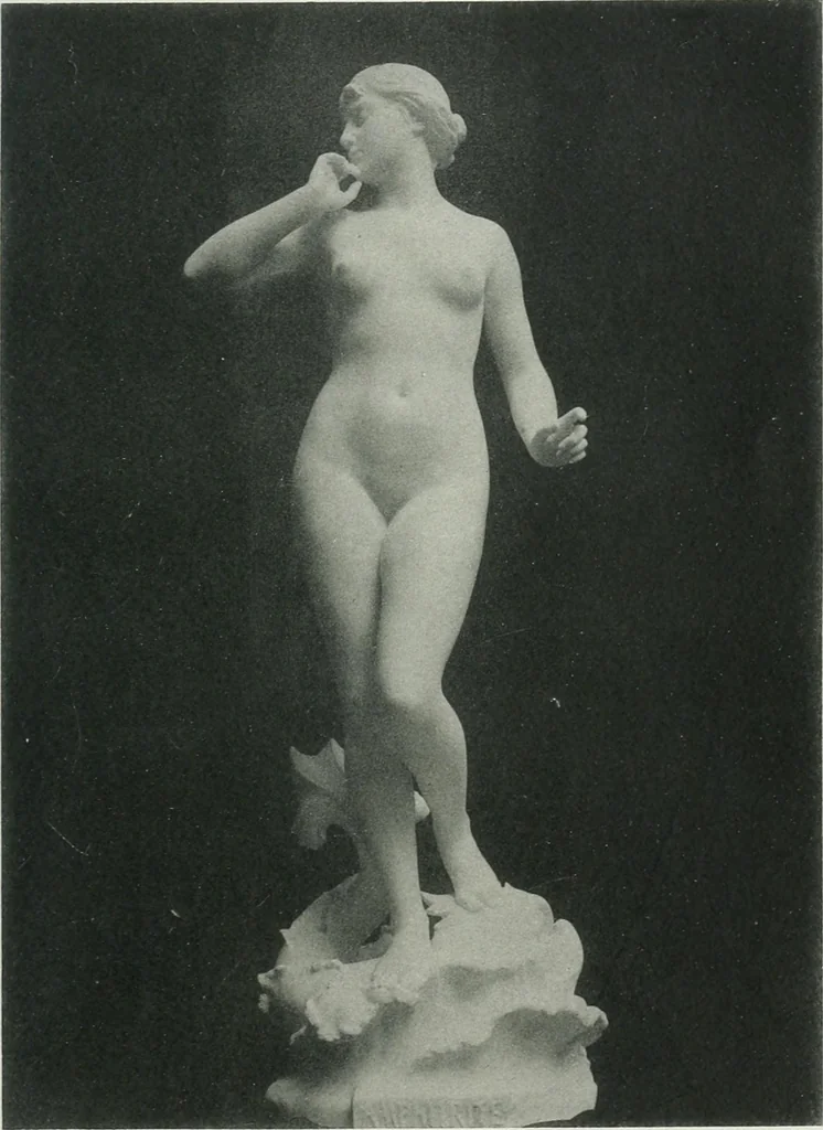 An illustration from Catalogue illustré de l'Exposition internationale de Bruxelles. Beaux-arts, 1897, leaf 274