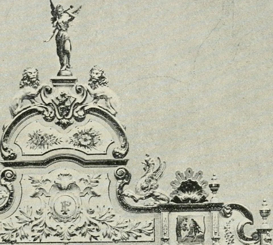 An illustration from Catalogue illustré de l'Exposition internationale de Bruxelles. Beaux-arts, 1897, leaf 280