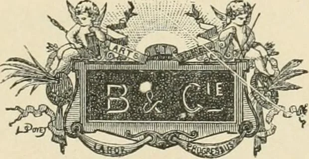 An illustration from Catalogue illustré de l'Exposition internationale de Bruxelles. Beaux-arts, 1897, leaf 8