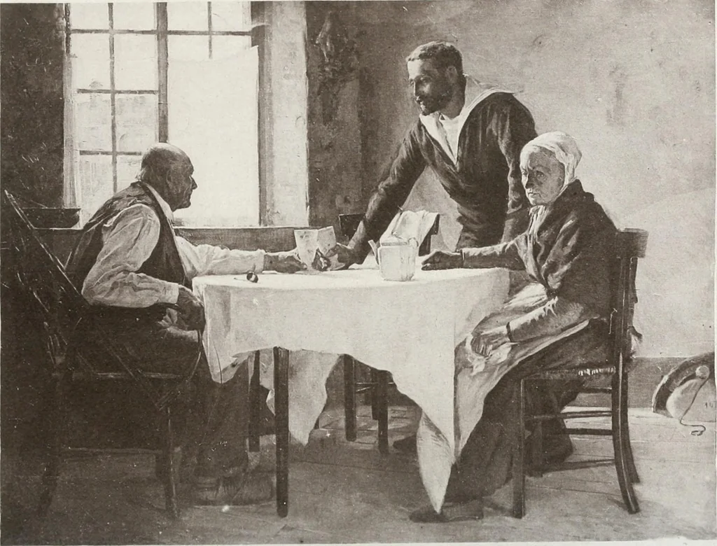 An illustration from Catalogue illustré de l'Exposition internationale de Bruxelles. Beaux-arts, 1897, leaf 83