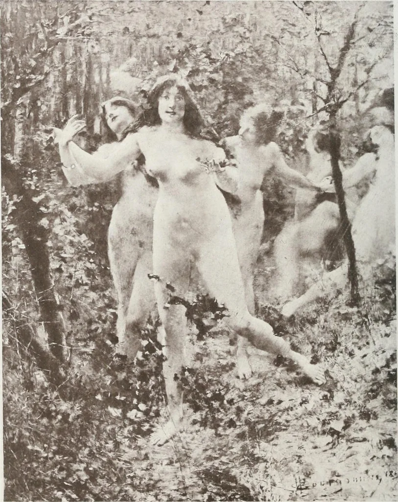 An illustration from Catalogue illustré de l'Exposition internationale de Bruxelles. Beaux-arts, 1897, leaf 91
