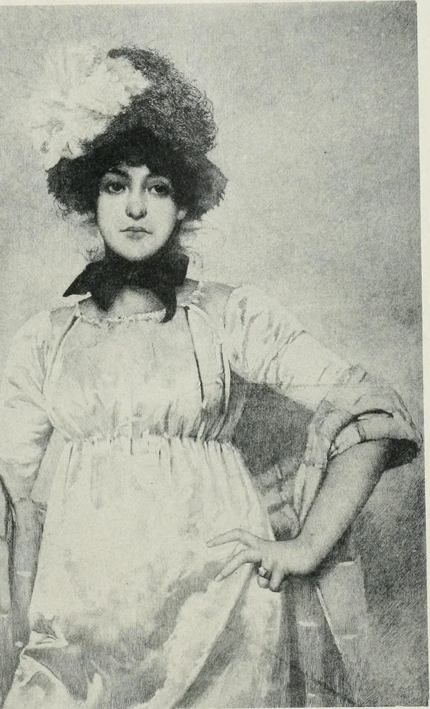 An illustration from Catalogue illustré de l'Exposition internationale de Bruxelles. Beaux-arts, 1897, leaf 96