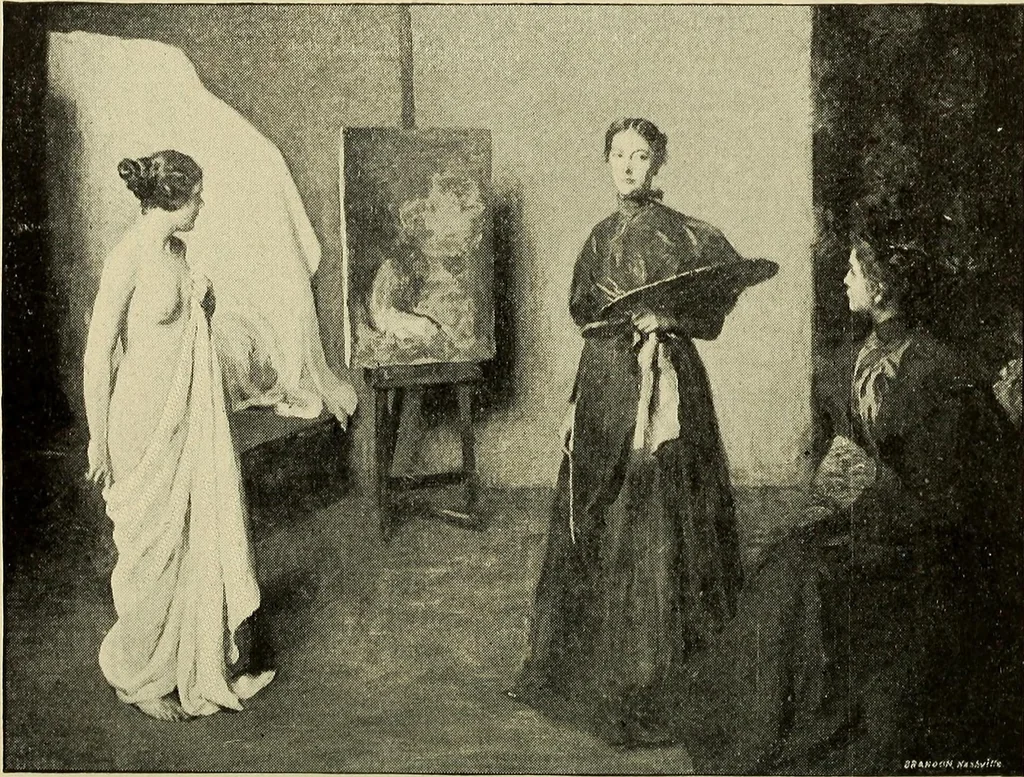 An illustration from Catalogue (illustrated) Fine arts department, 1897, leaf 51