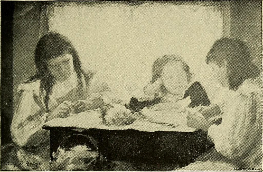 An illustration from Catalogue (illustrated) Fine arts department, 1897, leaf 52