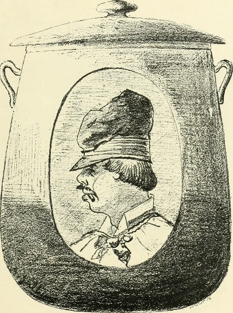 An illustration from Catalogue illustré de l'exposition des arts incohérents, 1884, leaf 100