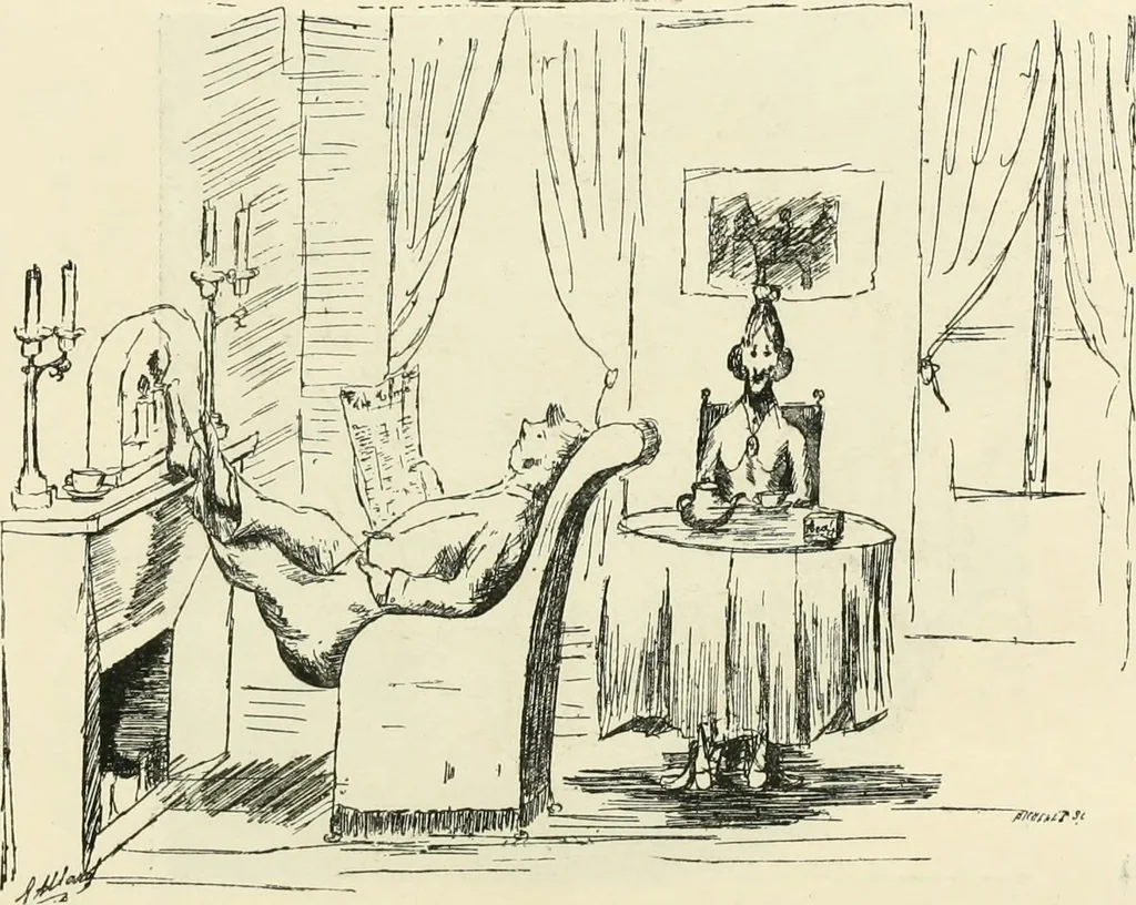 An illustration from Catalogue illustré de l'exposition des arts incohérents, 1884, leaf 103