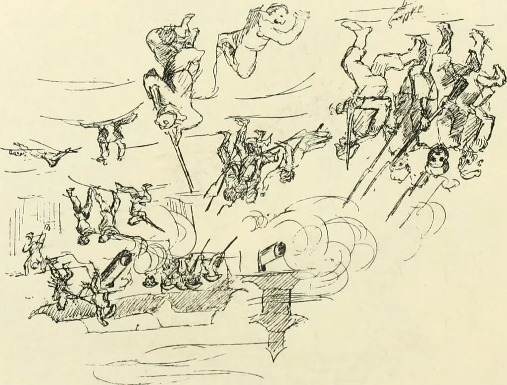 An illustration from Catalogue illustré de l'exposition des arts incohérents, 1884, leaf 104
