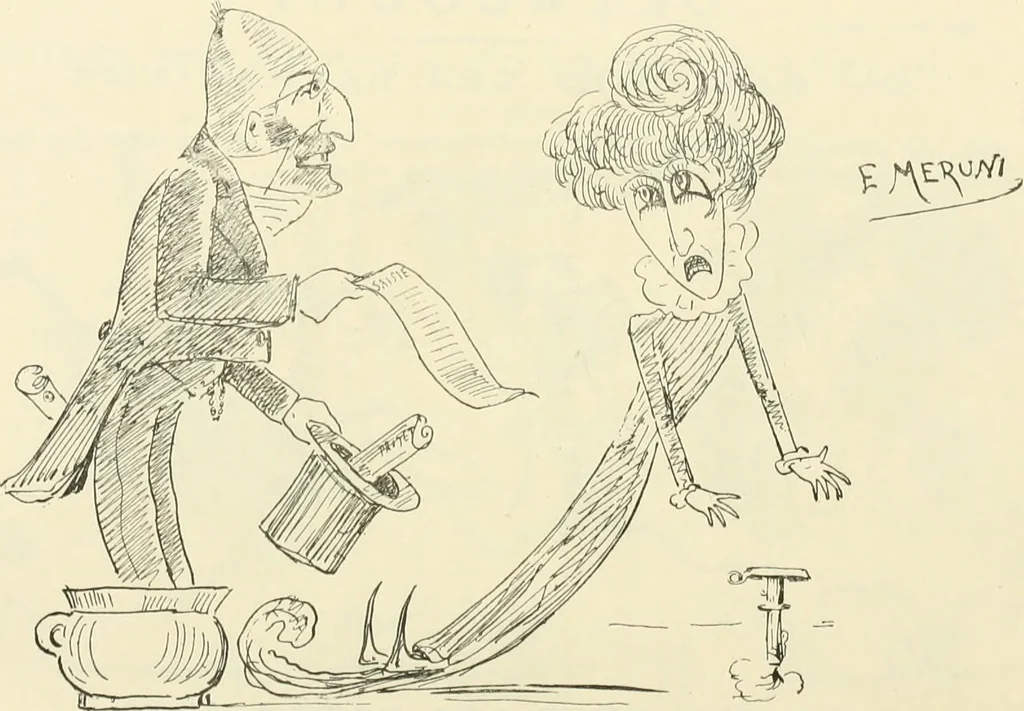 An illustration from Catalogue illustré de l'exposition des arts incohérents, 1884, leaf 108