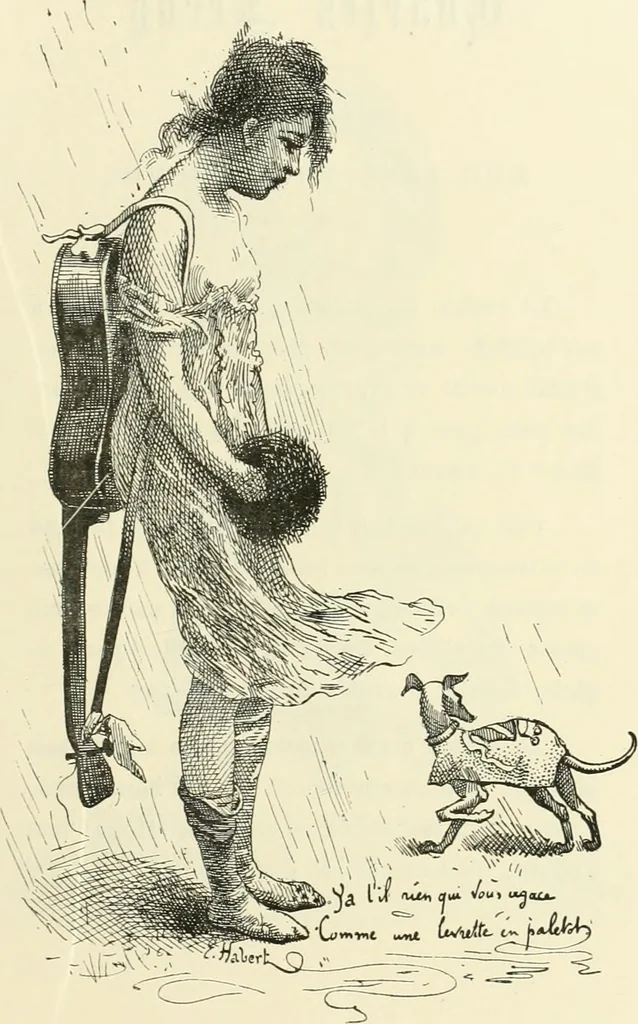 An illustration from Catalogue illustré de l'exposition des arts incohérents, 1884, leaf 112