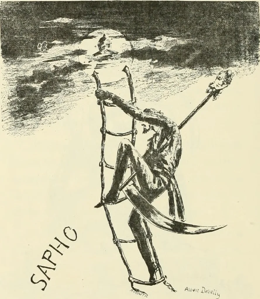 An illustration from Catalogue illustré de l'exposition des arts incohérents, 1884, leaf 115