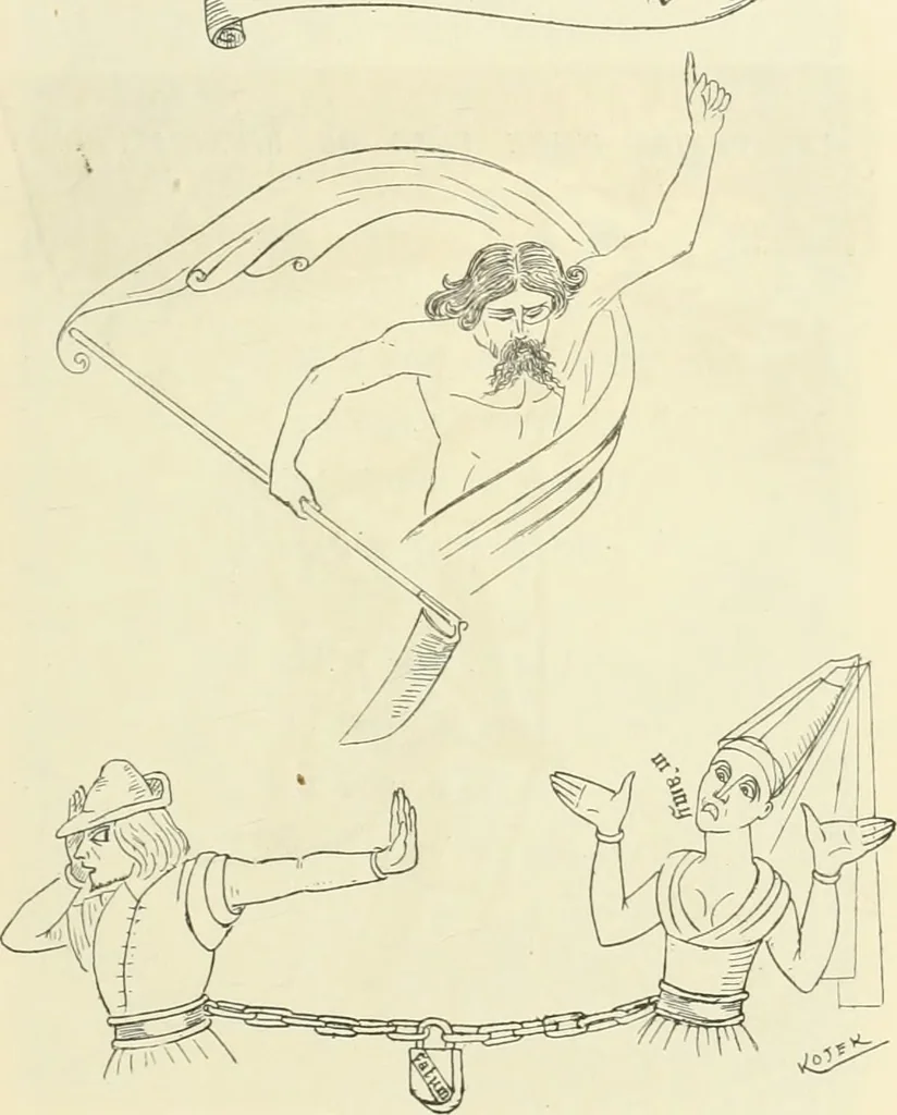 An illustration from Catalogue illustré de l'exposition des arts incohérents, 1884, leaf 116