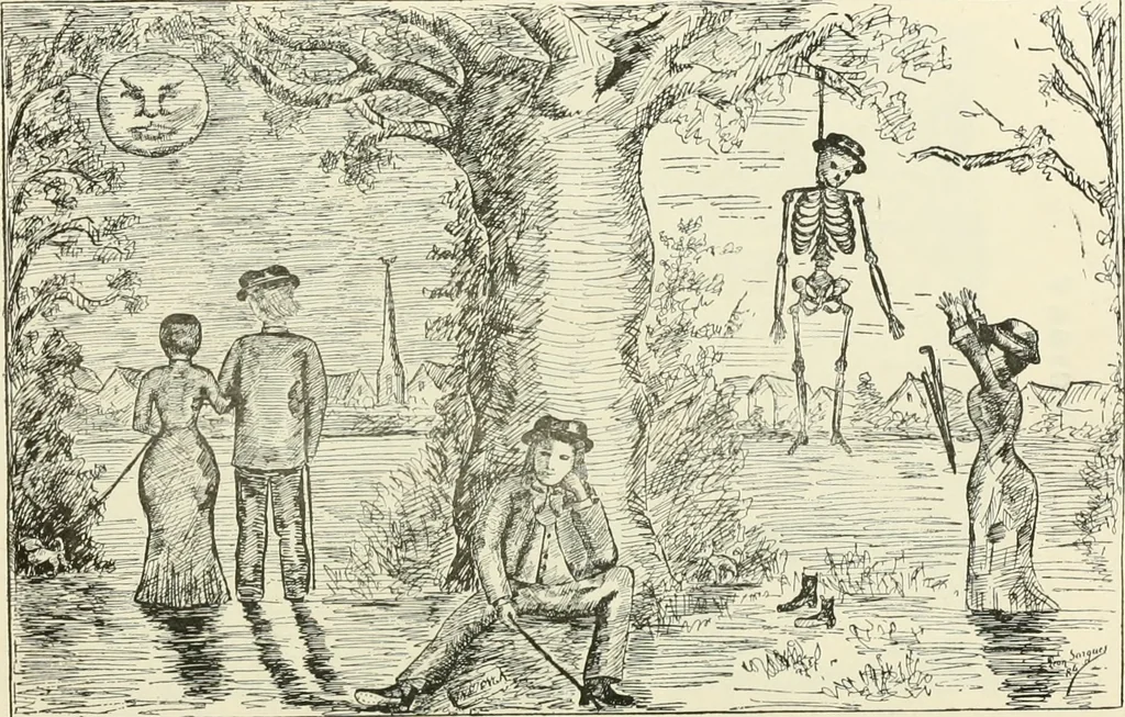An illustration from Catalogue illustré de l'exposition des arts incohérents, 1884, leaf 121