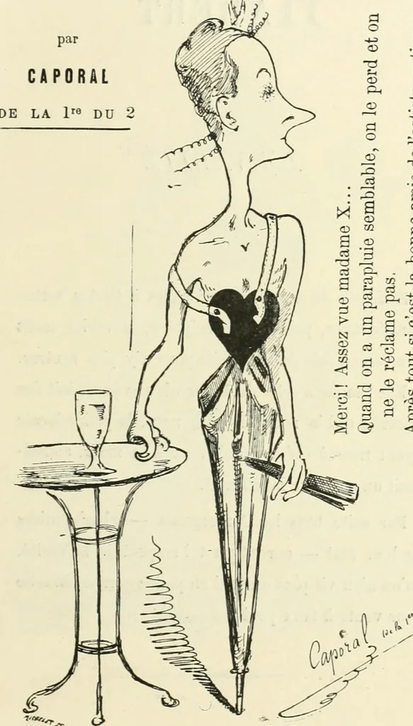 An illustration from Catalogue illustré de l'exposition des arts incohérents, 1884, leaf 122