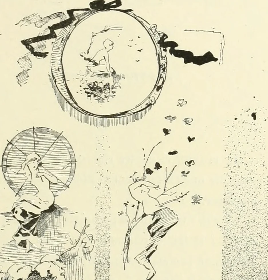 An illustration from Catalogue illustré de l'exposition des arts incohérents, 1884, leaf 130