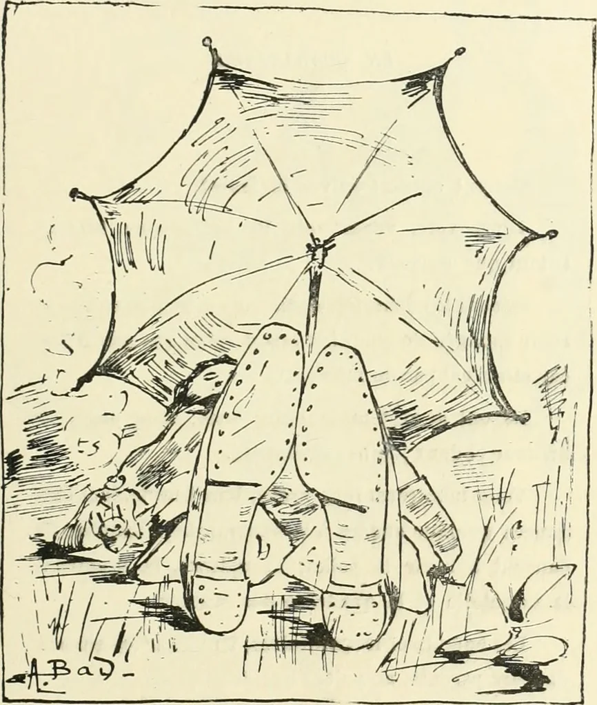 An illustration from Catalogue illustré de l'exposition des arts incohérents, 1884, leaf 132