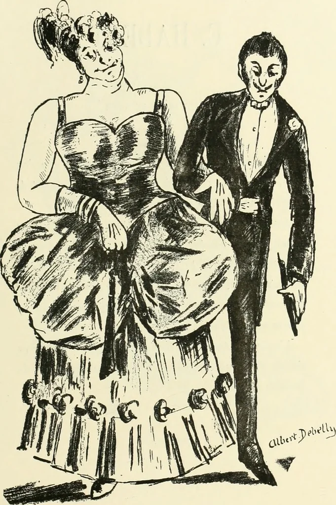 An illustration from Catalogue illustré de l'exposition des arts incohérents, 1884, leaf 134