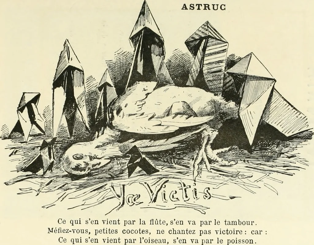 An illustration from Catalogue illustré de l'exposition des arts incohérents, 1884, leaf 138