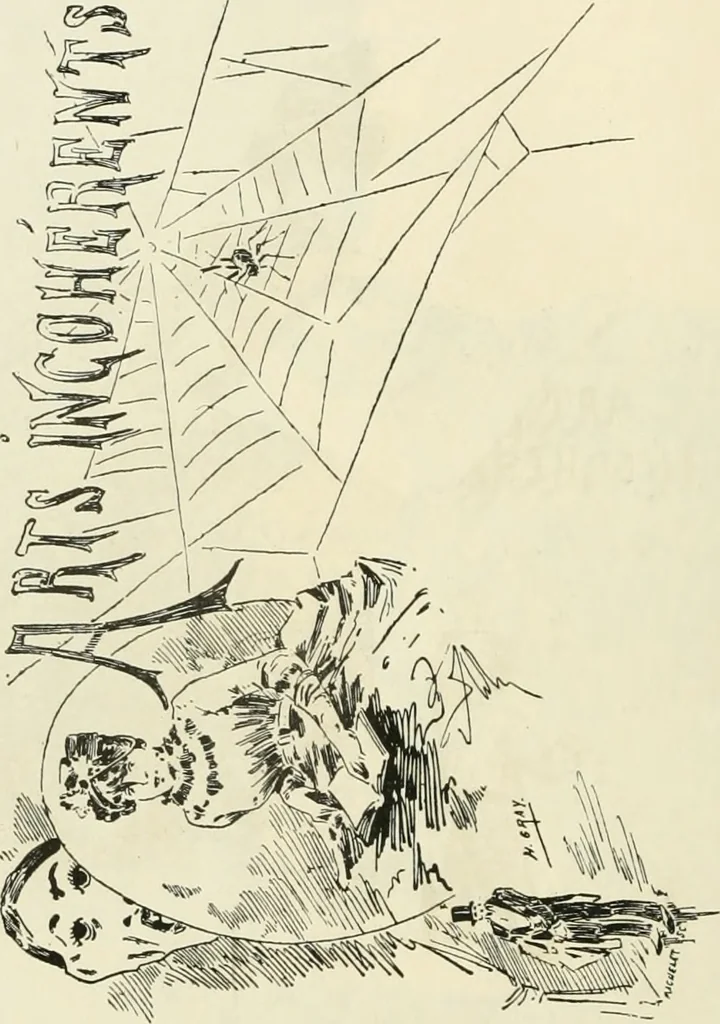 An illustration from Catalogue illustré de l'exposition des arts incohérents, 1884, leaf 141