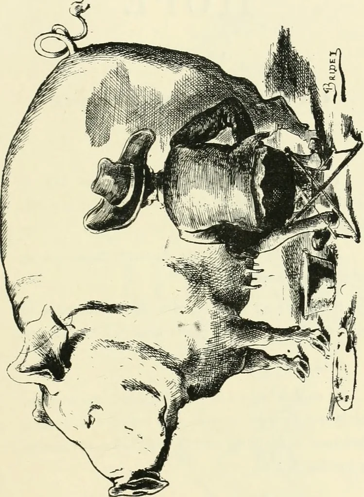 An illustration from Catalogue illustré de l'exposition des arts incohérents, 1884, leaf 144