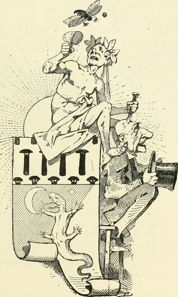 An illustration from Catalogue illustré de l'exposition des arts incohérents, 1884, leaf 146