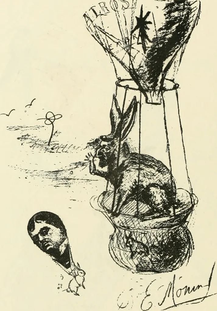 An illustration from Catalogue illustré de l'exposition des arts incohérents, 1884, leaf 153