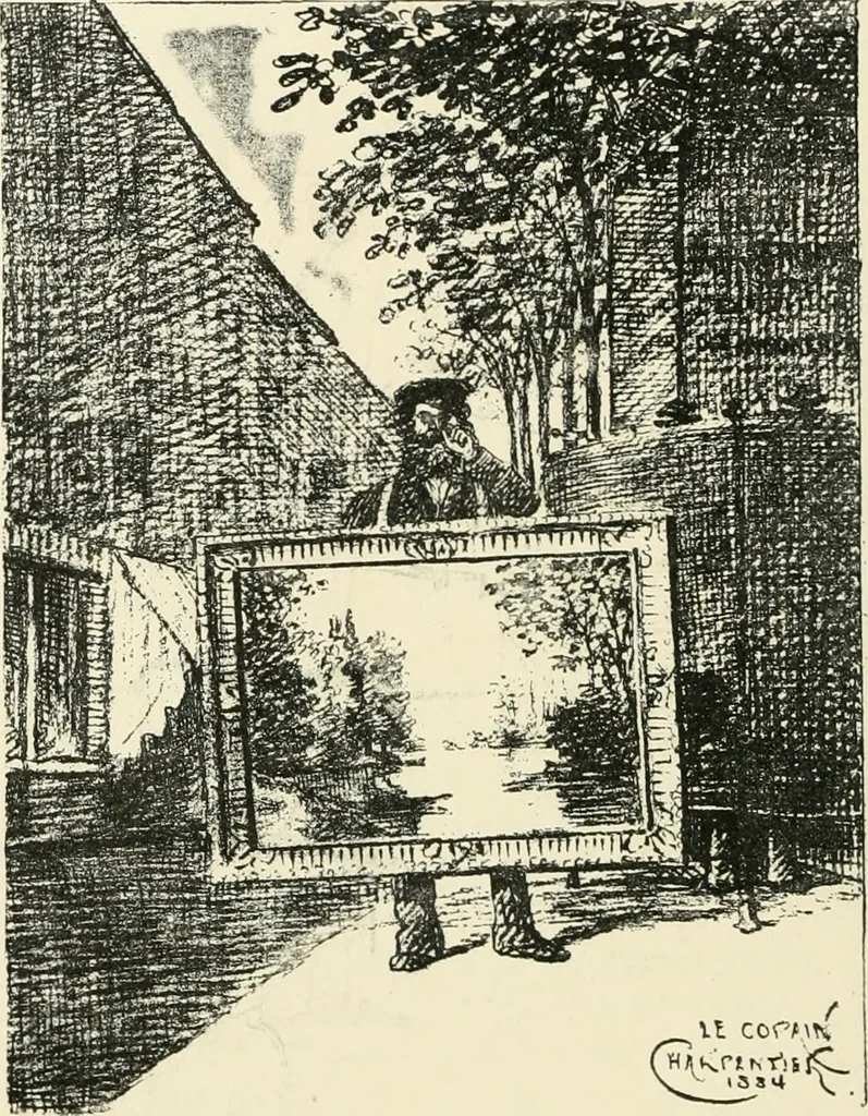 An illustration from Catalogue illustré de l'exposition des arts incohérents, 1884, leaf 165