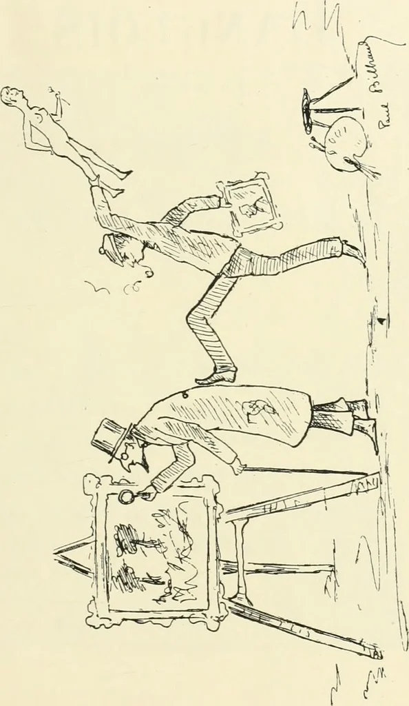 An illustration from Catalogue illustré de l'exposition des arts incohérents, 1884, leaf 176